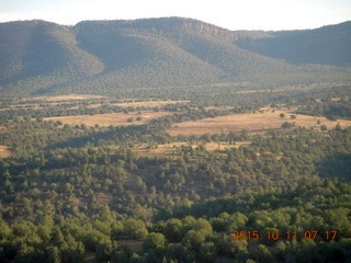 aerial - flying from Buzzard Roost