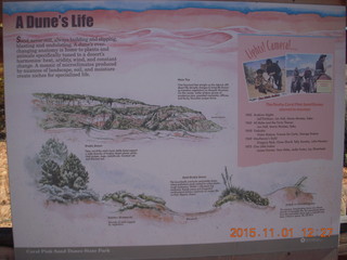 Coral Pink Sand Dunes State Park sign