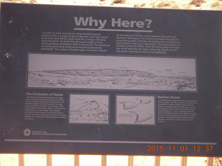 Coral Pink Sand Dunes State Park sign