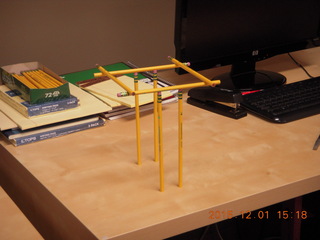 1 961. Brian's pencil sculpture