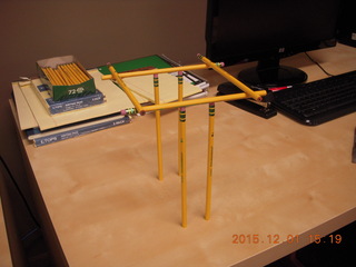 3 961. Brian's pencil sculpture