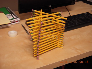 4 967. Brian's pencil sculpture