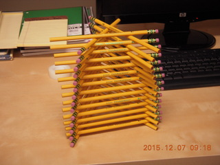 5 967. Brian's pencil sculpture