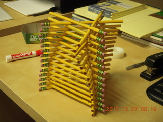 6 967. Brian's pencil sculpture