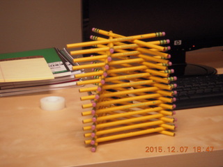 7 967. Brian's pencil sculpture