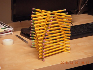 8 967. Brian's pencil sculpture