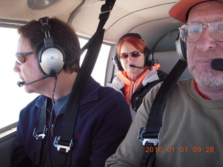 Brad, Kit, and Adam flying in N8377W
