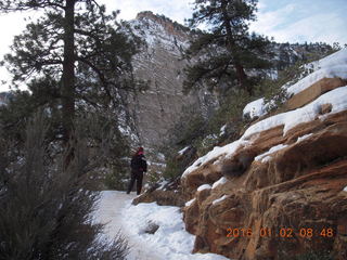 12 972. Zion National Park - Observation Point hike - Kit