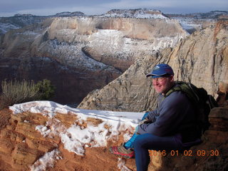 14 972. Zion National Park - Observation Point hike - Adam
