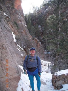 Zion National Park - Observation Point hike - nodules on rock