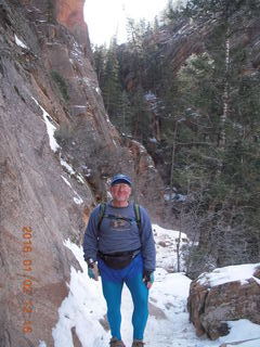 29 972. Zion National Park - Hidden Canyon hike- Adam
