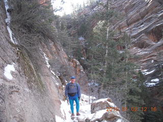 32 972. Zion National Park - Hidden Canyon hike - Adam