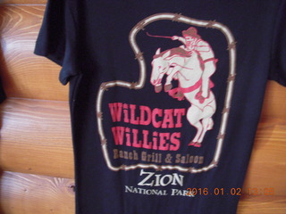42 972. Springdale, Utah - Wildcat Willies -- Polygamy Porter t-shirt