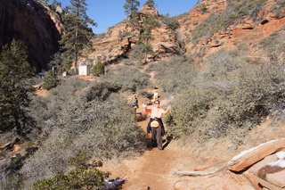 103 972. Zion National Park - Brad's pictures - Angels Landing hike - Kit