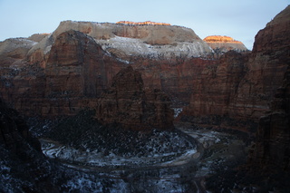 155 972. Zion National Park - Brad's pictures - Observation Point hike - sunrise