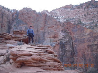34 973. Zion National Park - Canyon Overlook hike - Adam