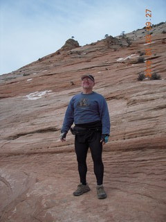 45 973. Zion National Park - layered slickrock - Adam
