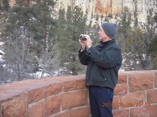 54 973. Zion National Park - Checkerboard Mesa viewpoint - Brad