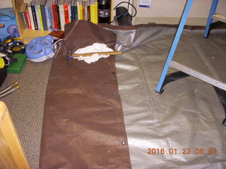 mess in my office for heating/air-conditioning (HVAC) repair