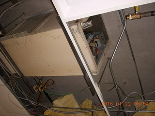 mess in my office for heating/air-conditioning (HVAC) repair