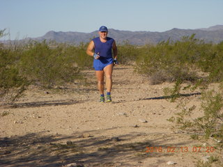 Alamo Lake run - Adam running