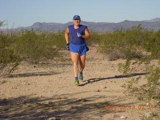 Alamo Lake run - Adam running