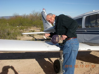 367 98d. Bernie and N8377W at Alamo Lake