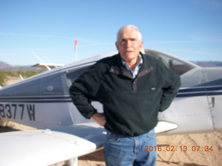 Bernie and N8377W at Alamo Lake