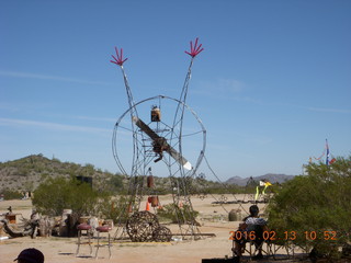 Motown - Arizona Flying Circus - man Sculpture