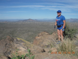 2920 98e. NH2T hike - Adam atop Brown's Mountain