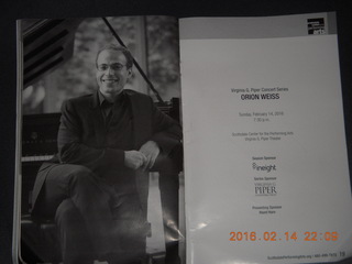 Scottsdale - pianist Orion Weiss program