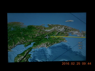 10 98r. long flights LAX to HKG to BKK- moving map +++