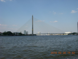 155 98s. Bangkok  - boat ride - bridge