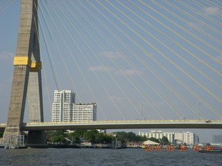 157 98s. Bangkok  - boat ride - bridge