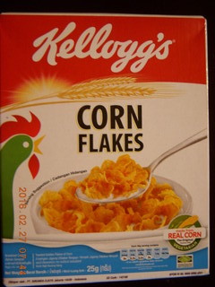 9 98t. sumptuous breakfast - box of corn flakes