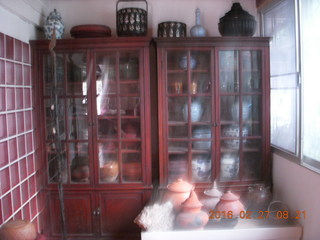 16 98t. shelves of pottery