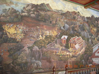 89 98t. Bangkok - Royal Palace - mural piece