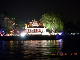 156 98t. Bangkok dinner boat ride - temple of some sort