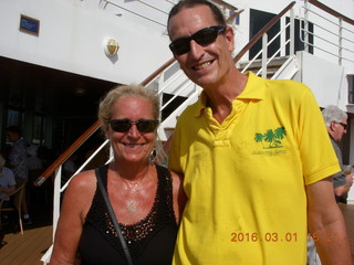 76 991. Volendam cruise - Denise and