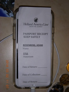 4 992. passport receipt