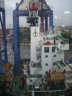 6 993. Indonesia - Jakarta port seen from ship