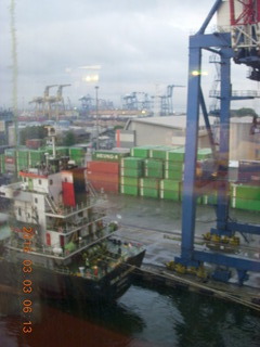 7 993. Indonesia - Jakarta port seen from ship