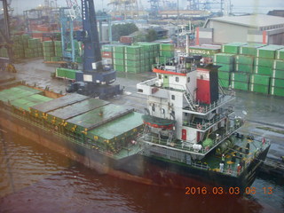 8 993. Indonesia - Jakarta port seen from ship