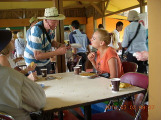 61 993. Indonesia tea plantation - fellow who reminds me of Wally in Crocodile Dundee