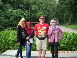 472 993. Indonesia Bogur Botanical Garden - Adam with local group