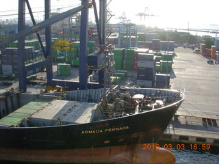 529 993. Indonesia - Jakarta seen from ship