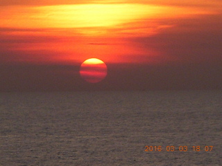 534 993. sunset from ship