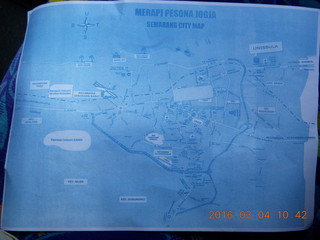 18 994. map to borobudur