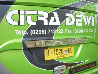 45 994. Indonesia - bus ride to Borabudur (our bus)