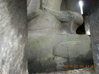 102 994. Indonesia - Borobudur temple - Buddha inside bell
